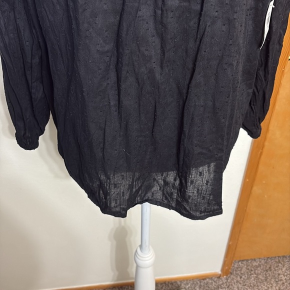 NWT Old Navy Black Long Sleeve Popover Tunic Size S - Picture 4 of 15